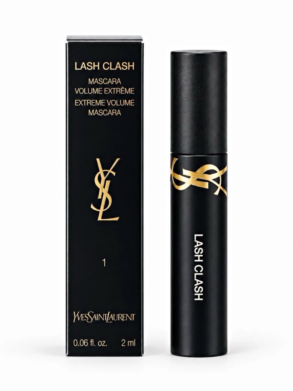 S Yves Saint Laurent Lash Clash Mascara Black Volumizing Sample 0.06 fl oz
